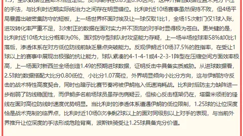 5连胜强势来袭，昨天4连胜背后的实力之谜：深度数据分析大猜想